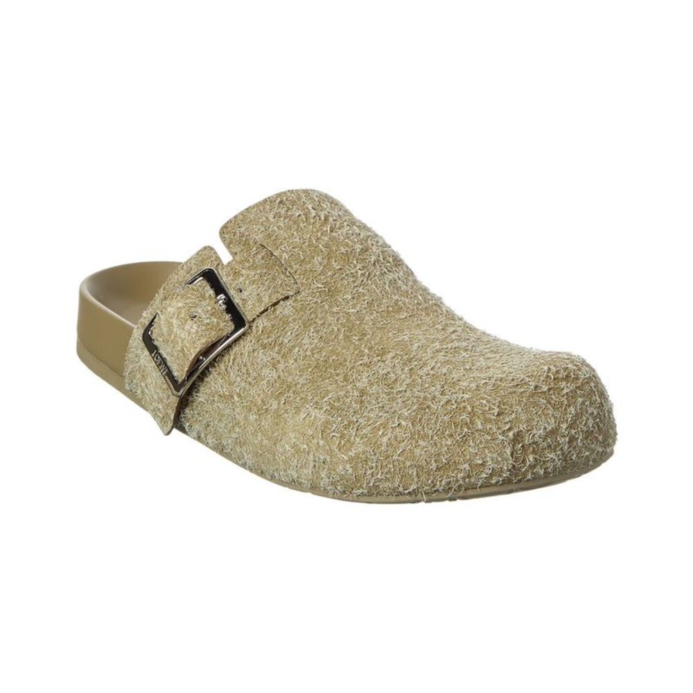 Loewe Suede Mule, Grey